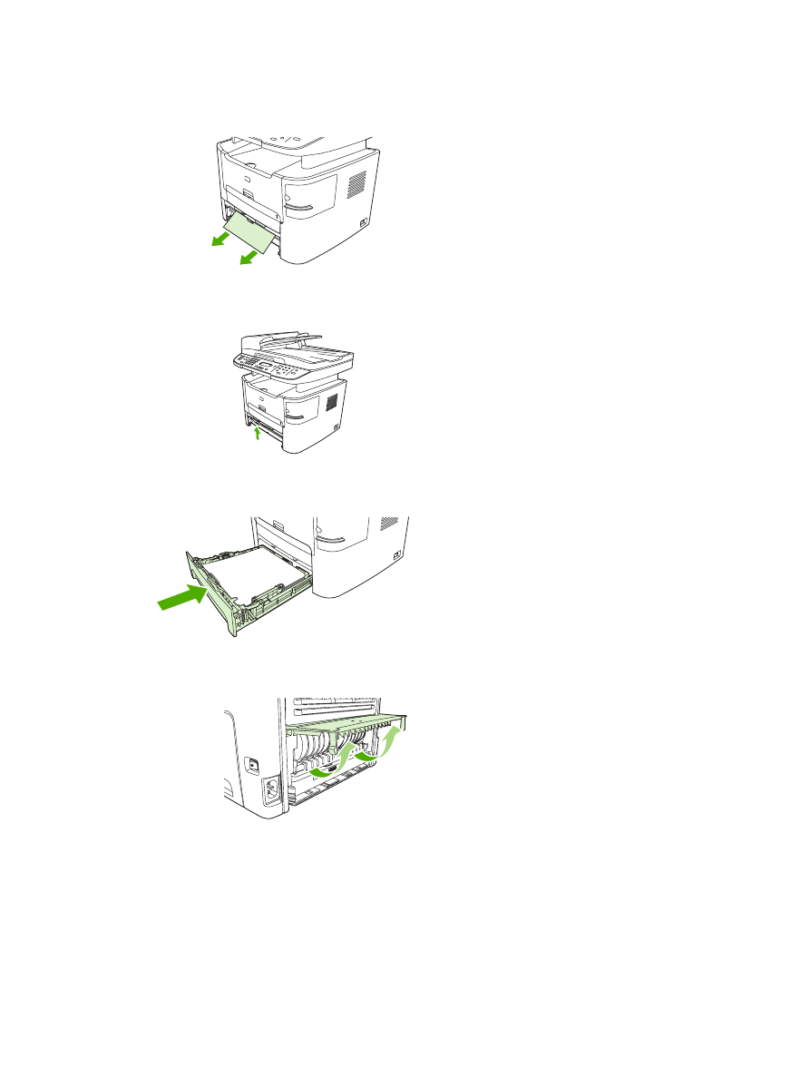 자동 양면 인쇄 경로에서 용지 걸림 해결 HP LaserJet 3050 All in One Printer